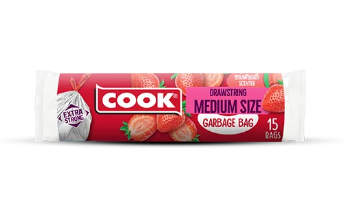 Strawberry, Medium Size, 15 Bags