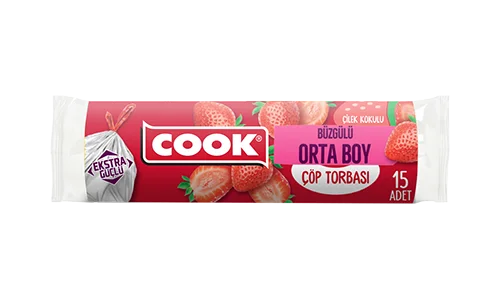 Strawberry, Medium Size, 15 Bags